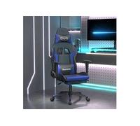 Chaise interieur non pliable H. 128 cm en metal bleu