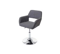 Chaise interieur non pliable H. 89 cm en metal gris