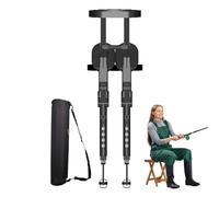 Chaise Invisible Équipement de Camping Cool - Chaise de Camping Ergonomique du Support d'exosquelette, Design Portable et Pliable en Plein air Peut être porté Pendant Longtemps sans Prendre de Place,