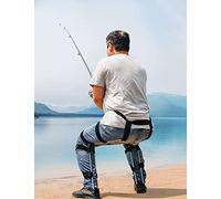 Chaise invisible portable tabouret de renfort de jambe de siège invisible, chaise légère ergonomique portable, tabouret de camping portable invisible portable, pliable, léger et puissant, portant 100