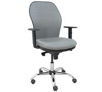 Chaise Jorquera dossier et siège Bali Base chromée et roulettes parquet (Gray)