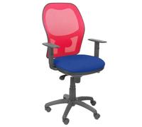 Chaise Jorquera Rouge Maille Bali Bleu Siège Multicolore