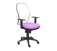 Chaise Jorquera Siège En Filet Blanc Bali Lilas Blanc