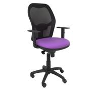 Chaise Jorquera Siège En Filet Noir Bali Lilas Noir