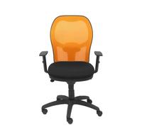 Chaise Jorquera Siège En Filet Orange Bali Noir Orange