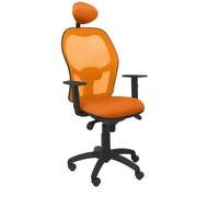 Chaise Jorquera Siège Orange Mesh Bali Orange Avec Appui-Tête Fixe Orange