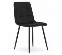 Chaise KARA - velours noir x 1