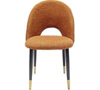 Chaise - KARE - Hudson - Orange - Tissu - Métal - Contemporain - Design