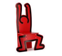 Chaise keith haring rouge