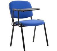 Chaise Ken en tissu avec tablette rabattable , Bleu Bleu G