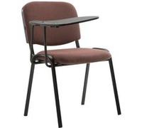 Chaise Ken en tissu avec tablette rabattable , Marron Marron G