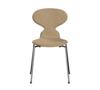 Chaise La Fourmi/Ant™ avant rembourré structure chromé seat shell black colored ash