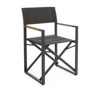 Chaise Lagun Director Anthracite Yk13