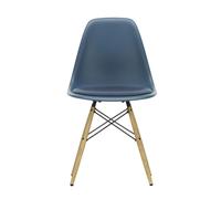 Chaise latérale en plastique Eames, chaise DSW avec coussin d'assise Vitra - 4055737228483