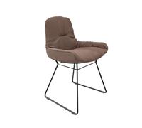 Chaise Leya accoudoir bas cuir Sahara Freifrau Manufaktur AVANTAGES - FREIFRAU LEYA