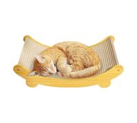 Chaise lit en sisal pour Chat | Griffoir en sisal | Chaise Longue en Bois | Tapis de lit résistant à l'usure | Lit Portable pour Chaton