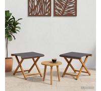 Chaise longue 2 pcs Bois d'eucalyptus massif Gris | Cadre en bois d'eucalyptus massif,siège en polyester,protection contre les intempéries,balcon terrasse jardin