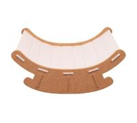 Chaise longue 3 en 1 en feutre pour chat - Lit à bascule pour chats de petite et moyenne taille (70 x 40 x 28 cm, café)