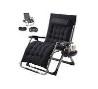 Chaise Longue 82,5cm Pour Intérieur Extérieur Anti-Gravité Réglable Capacité 226,8kg