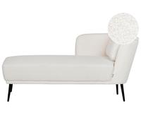 Chaise Longue à Droite avec Coussin Méridienne de Salon en Bou lanc Cassé Ar