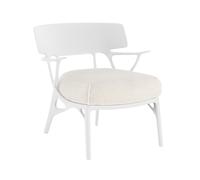 A.I. Fauteuil lounge Panamino Basic Blanc-Blanc Kartell - 8058967348989