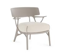 A.I. Lounge Fauteuil gris - blanc Kartell - 8058967349047