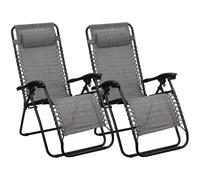 Chaise longue Abbey Camp® IV Gris TU