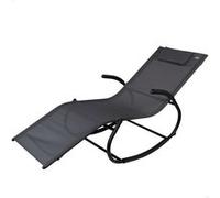 Chaise longue Aktive Noir 172 x 75 x 53 cm Noir G