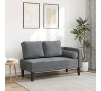 vidaXL Chaise longue 4007573 rembourrée avec coussins en velours 2 places vert foncé