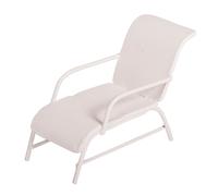 Chaise Longue, Blanc, 6x3,3x4,5cm, 1 Pce.