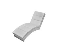 Chaise longue Blanc Similicuir
