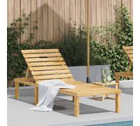 vidaXL Chaise longue 49087 en bois de pin imprégné marron L70 x H31,5 cm