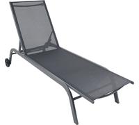 Chaise longue Chaise longue de jardin Roulettes Sonlas