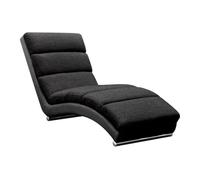 Chaise Longue Comfivo 109, Noir, Boîte De Literie, 84x62x180cm Noir