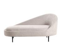 Chaise longue côté droit VALREAS Tissu Taupe