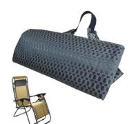 Chaise Longue | Coussin Repose Tete | Oreiller De Chaise Longue | Coussin Repose Tete Bain De Soleil | Coussin De Nuque avec Bande Élastique | Accessoire pour Chaise Longue