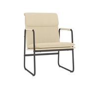Chaise longue Crème 55x64x80 cm Tissu