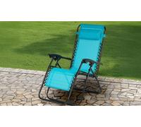Chaise longue d extérieur : Gris