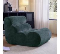 Chaise Longue de cheminée Togo, canapé d'angle, canapé de Sol Paresseux à Compression sous Vide, éponge à Rebond élevé et Tissu tissé Doux, Pouf Haut de Gamme Non compressé for Salon(Green)