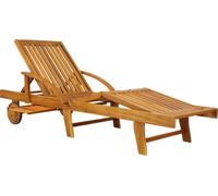 Chaise longue de jardin TAMI SUN, 195,5x69x85cm, brun naturel