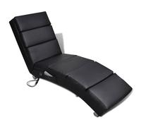Chaise longue de Massage Similicuir Inclinable Electrique Salon Multicolore vida