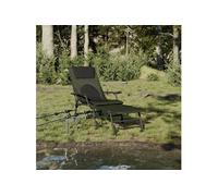 Chaise longue de pêche avec pieds à boue réglables pliable vert Vert G