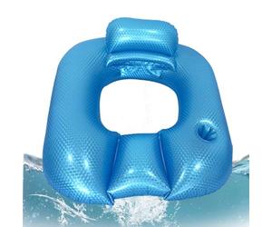 Chaise longue de piscine - Carrée forte capacité de charge avec accoudoir - Chaise longue gonflable flottante | pour hommes, femmes, amis, famille, collègues, jardin, plage, lac, rivière