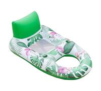 Chaise longue de piscine gonflable en PVC, île flottante multifonctionnelle, pour parc d'attractions, voyage et jardin