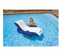 Chaise longue de piscine - INTEX - Plush - Adulte - Bleu - 180 x 135 cm