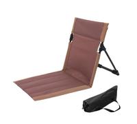 Chaise Longue de Plage Pliante, Tapis de Chaise Longue, réglable et Poche zippée, Sol de Camping avec Sac de Rangement, de Chaise Longue pour la pêche et la randonnée