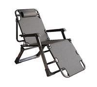 Chaise longue de salon, siège de balcon pour la maison, chaise siesta décontractée, lit associé à l'hôpital, chaise de soleil pliable, siège portable d'été de bureau avec appui-tête et tapis en coton