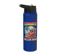 Chaise longue d'été amusante pour bain de soleil Motif pastèque Stainless Steel Insulated Water Bottle