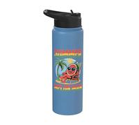 Chaise longue d'été amusante pour bain de soleil Motif pastèque Stainless Steel Insulated Water Bottle
