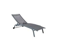 Chaise longue DKD Home Decor PVC Aluminium 187.5 x 64 x 97 cm